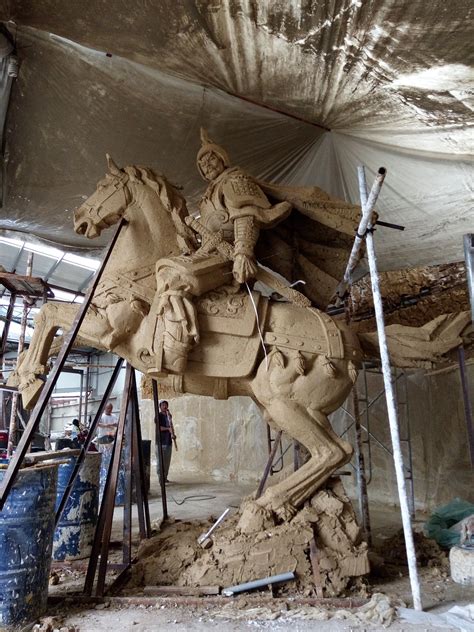 骑马像|纯艺术|雕塑|绿鲤鱼与驴1 - 原创作品 - 站酷 (ZCOOL)