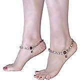 Buy Shining Diva Gold Plated Kundan Payal Anklets for Girls & Women ...