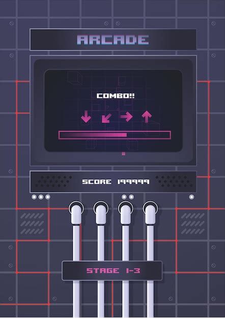 Retro Arcade Game Machine 的图像结果