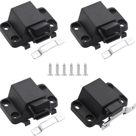 Self Closing Push To Open Door Latches Hardware Cbrive 4pack ...
