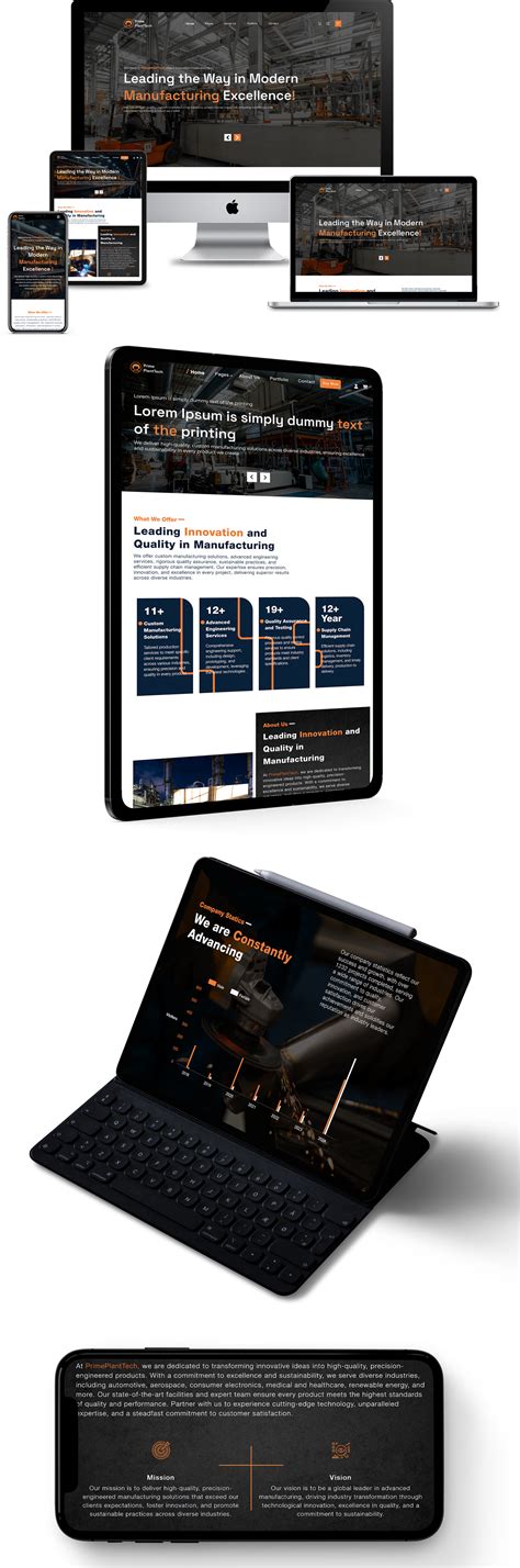 Manufacturing WordPress Theme | For Industrial Businesses