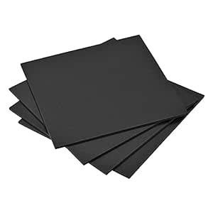 uxcell Black EVA Foam Sheets 10 x 10 Inch 5mm Thickness for Crafts DIY ...