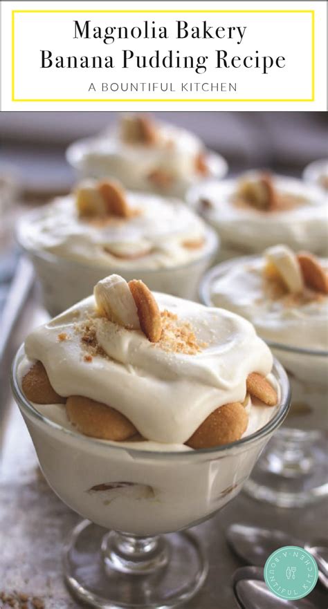 Magnolia Bakery's Creamy Banana Pudding Recipe