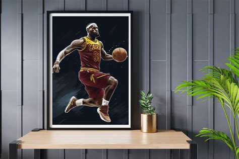 Lebron James Poster - Lebron Poster - Poster Art - AI Generated Art ...