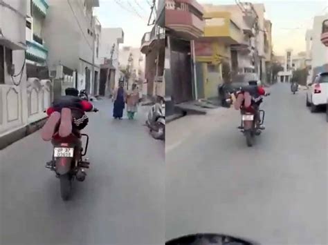 Superman स्टंट पड़ा भारी, बाइक पर लेटकर राइड करने वाले युवक को पुलिस ने ...