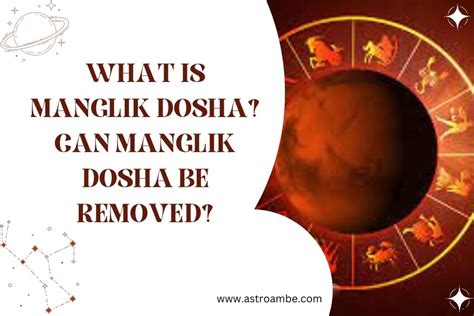 What is manglik dosha? Know its Effects, Meaning and Remedies