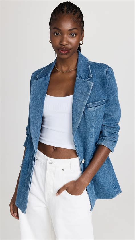 Pin by Loraine Cormier on Casual Coats | Denim blazer, Denim blazer ...