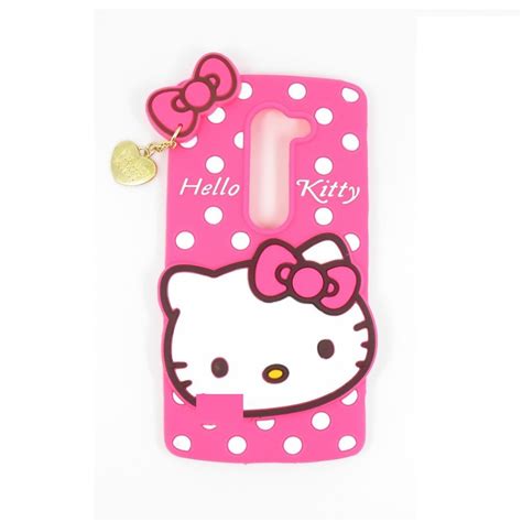 PEZZO Cute Hello Kitty Soft Silicone, 3D Cartoon Polka Dots Hello Kitty ...