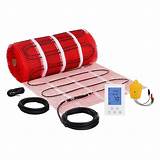 VEVOR Floor Heating Mat, 100 Sq. ft, Electric Radiant In-Floor Heated ...