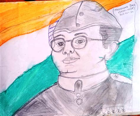 Draw a Portrait of Netaji Subhas Chandra Bose | MyGov.in