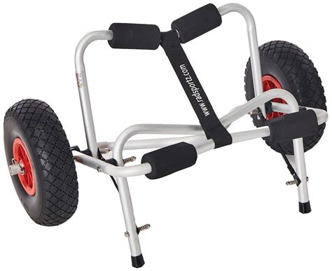Buy Kayak Cart – Canoe Dolly with Airless Tires, Aluminum Frame, and ...