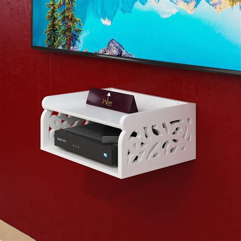 Buy Wooden Beautiful Design Set Top Box Wall | WoodenTwist