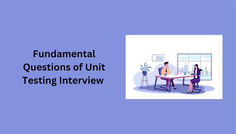 Unit Testing Interview Questions 的图像结果