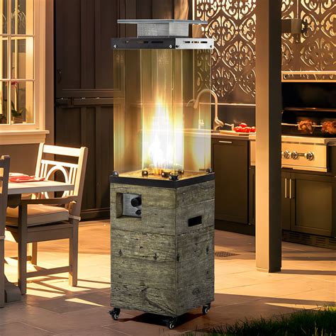 MeetLeisure Patio Propane Heater - Outdoor 41000BTU Freestanding Heater ...
