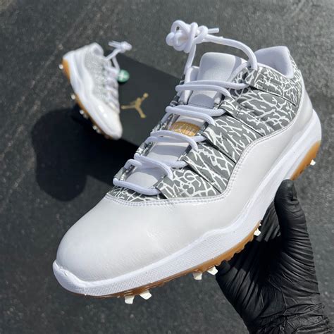 Jordan 11 Golf - 11.5 Mens - Custom Order - Invoice 2 of 2 – B Street Shoes