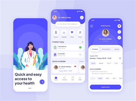 ChekDoc : Health Care Mobile App | Ux design, Website design, Webdesign