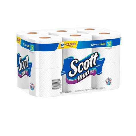 White Toilet Tissue (1000-Sheet 12 Rolls Per Pack) India | Ubuy