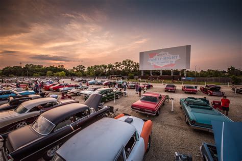 Drive In Theater At Night