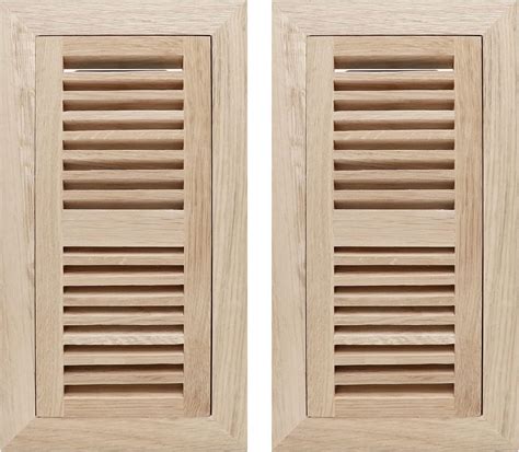 Oak Floor Register for 4x10 Inch Duct Holes - Flush Mount Floor Vent ...