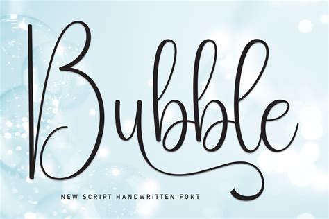 Bubble Cursive Font