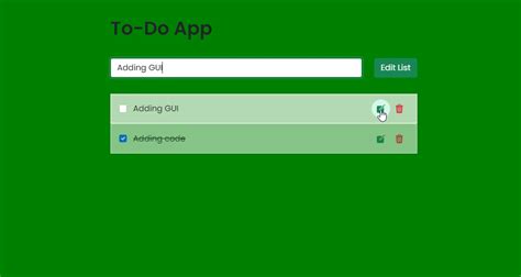 Image result for To Do App Using HTML/CSS JS