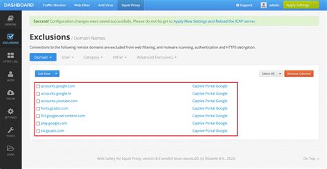 Captive Portal - Web Safety