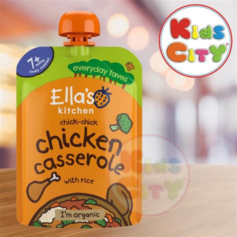 Ella's Kitchen Organic Baby Food Pouch, Chicken Casserole with rice (7 ...