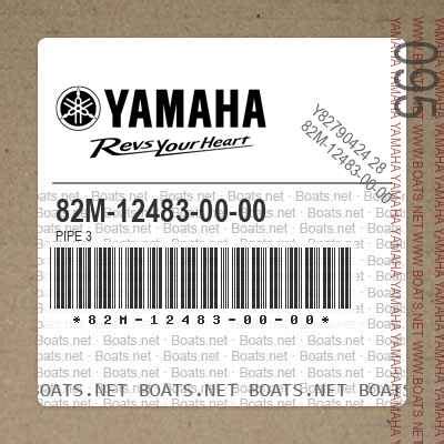 Yamaha 82M-12483-00-00 - Pipe 3 | Boats.net