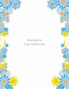 Flower Border Clipart by Free Flower Border Template Personal Commercial Use Flower Border Clipart