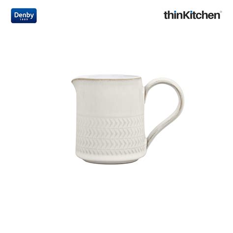 Buy Denby Natural Canvas Textured Small Jug Online at thinKitchen