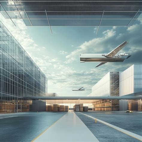 A logistics center with integrated systems for supply chain ...