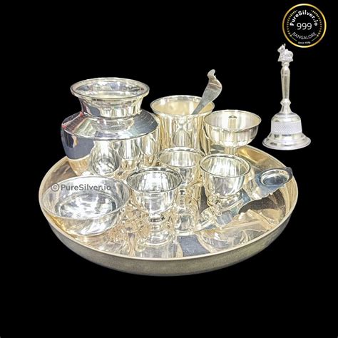 Buy Silver Pooja Items | Pure silver pooja items online – PureSilver.io