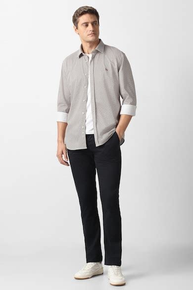 Buy Men White Print Full Sleeves Casual Shirt Online - 40041283 | Van ...