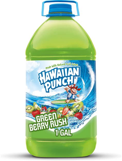 Amazon.com: Hawaiian Punch Green Berry Rush, 128 onzas líquidas