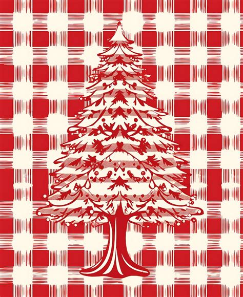Buffalo plaid christmas tree Images - Free Download on Freepik