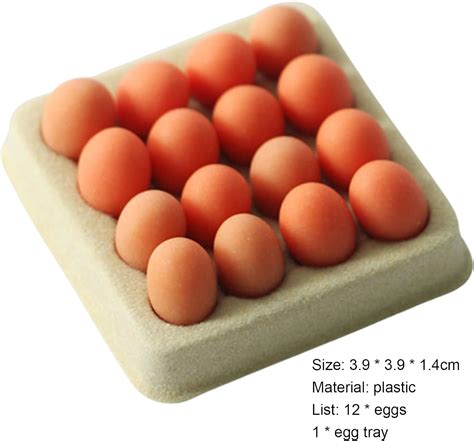 Buy Sarkoyar Mini Egg Model Imagination Cultivation Realistic 1:12 ...