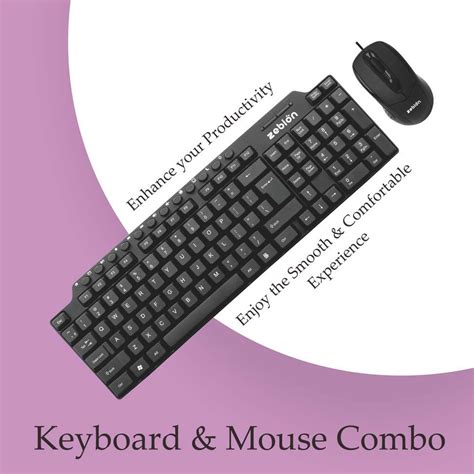 Zebion Keyboad Mouse Combo Set Price in India - Buy Zebion Keyboad ...