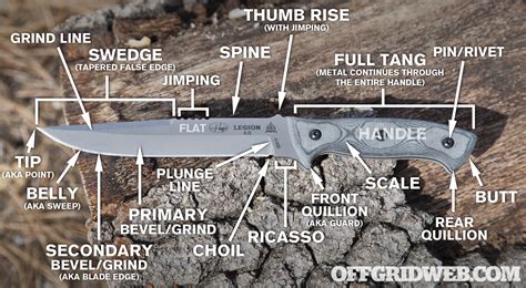 Knife Anatomy 101: Infographic & Terms – Number 1 For Survival Products