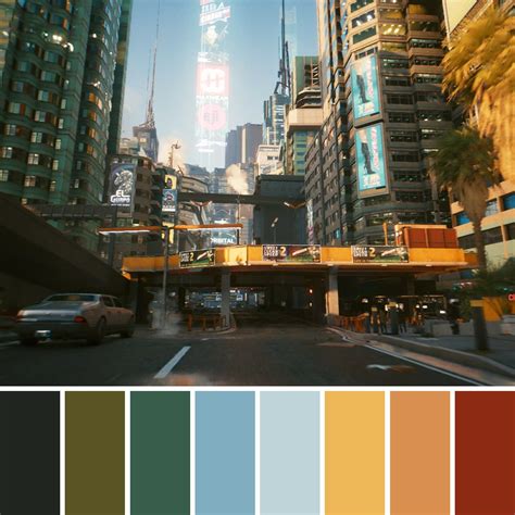 Cyberpunk 2077 Color Palette No Tax | www.pinnaxis.com