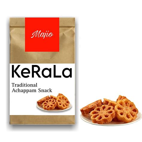 Majio Kerala Traditional Achappam Snack - Homemade Egg Free Tea Snack ...