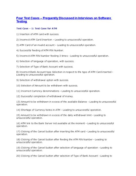 Test Cases in Software Testing 的图像结果