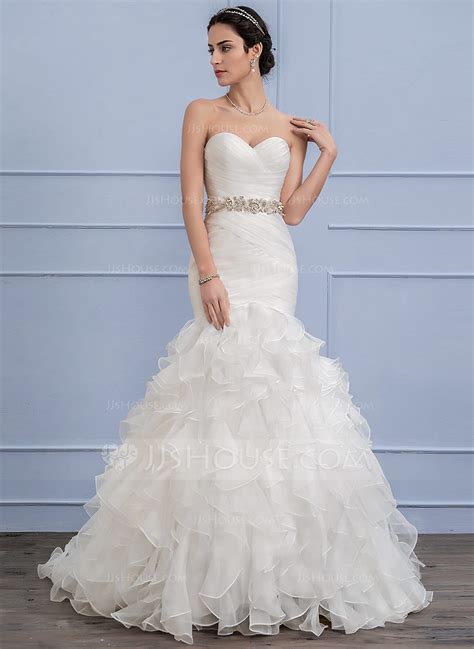 Beach Wedding Dress Mermaid Trumpet