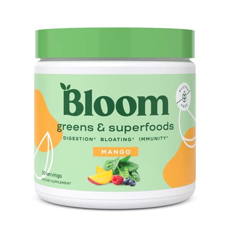 Bloom Nutrition Green Superfood | Super Greens Powder Juice & Smoothie Mix | Complete Whole ...