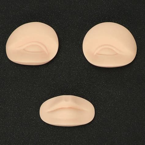 Goochie 3D Rubber Permanent Make Up Practice Skin (Replace Parts For H ...