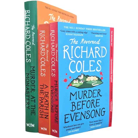 Canon Clement Mysteries By Reverend Richard Coles 3 Books Collection ...