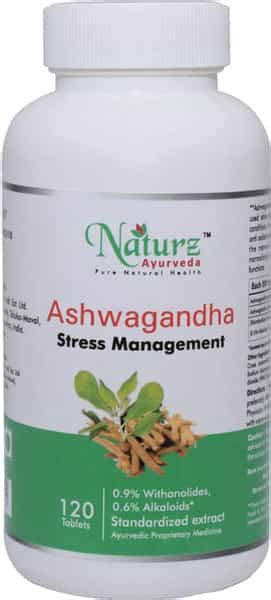 Buy NATURZ AYURVEDA ASHWAGANDHA 120 TABLETS Online & Get Upto 60% OFF ...