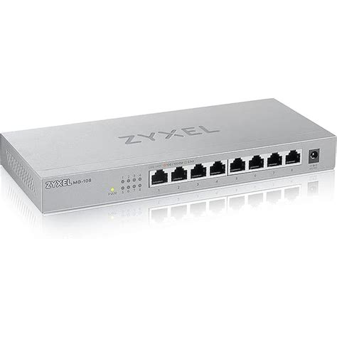 Zyxel 8-Port 2.5GbB MultiGig Ethernet Unmanaged Switch | 8 x 100/1G/2 ...