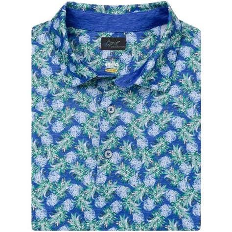 Greg Norman ML75 Stretch Mesh Pina Golf Polo – golfbuyindia