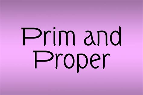 Prim and Proper Font by denestudios · Creative Fabrica