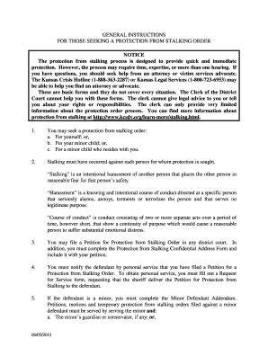 2015-2026 Form KS General Instructions Those Seeking a Protection from ...